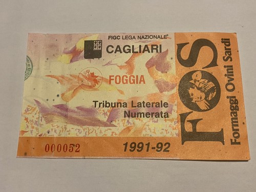 Cagliari foggia 1991 - cagliari-foggia, 1991/92