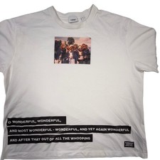 T-shirt Burberry grande stampa