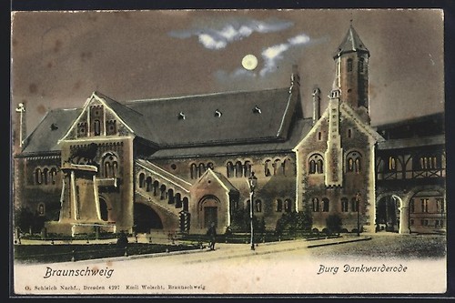 Cartolina brunswick castello - brunswick,,