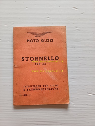 Moto guzzi 125 stornello 1960 - moto,