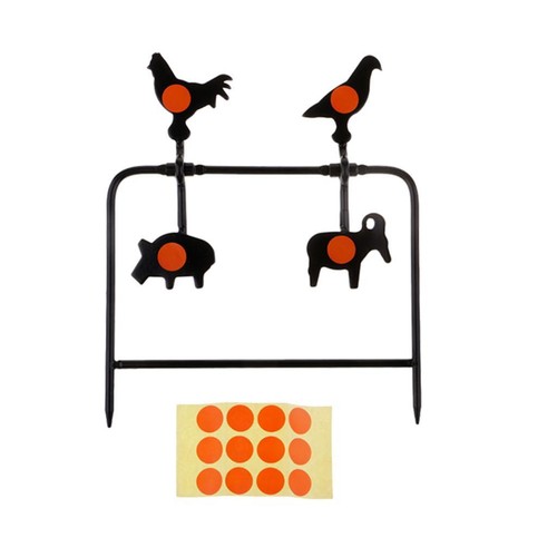 Cible métal animaux - cible, en