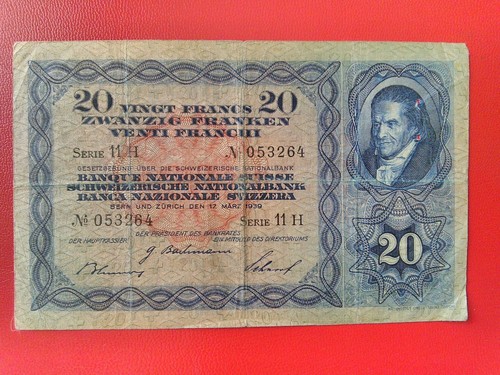 Franchi svizzeri anno - 20,