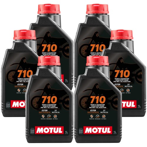 Kit motul 710 1l olio - 2t,