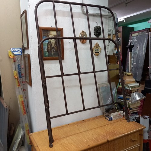 Antico letto testata pediera - letto,
