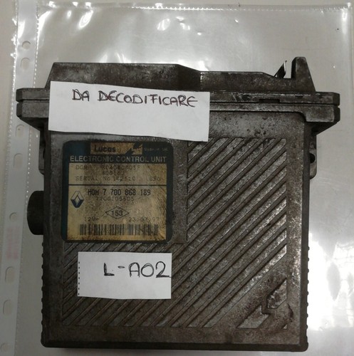Centralina motore decodific - motore,