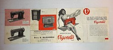 Depliant brochure pubblicitario VIGORELLI MACCHINE DA CUCIRE PAVIA G. MAGRINELLI