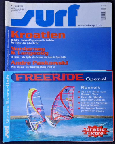 Rivista surf casio pro - surf, 6/03,casio