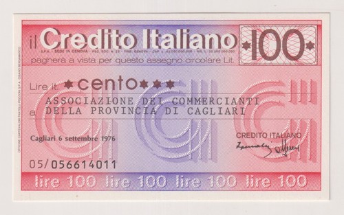 Miniassegni credito italiano - miniassegni,