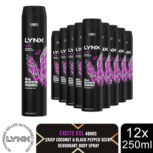 Lynx xxl excite body spray - lynx,