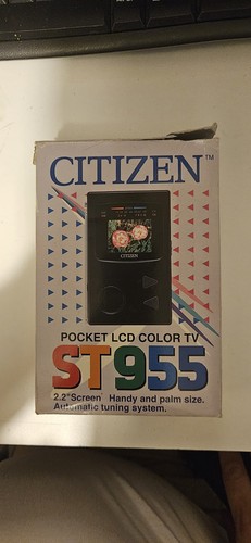 Lcd vintage citizen pocket - tv,