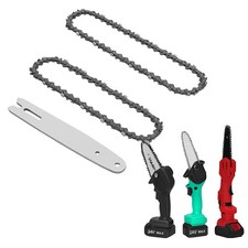 Kit 2 Catena 6" + Barra Ricambio 6 Pollici Per Mini Motosega a Batteria Sega