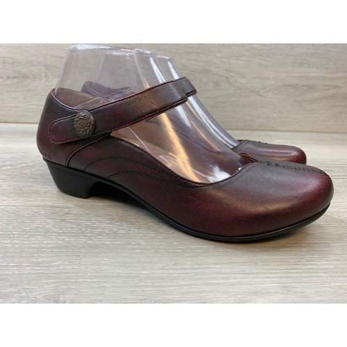 Taos women burgundy leather - taos,