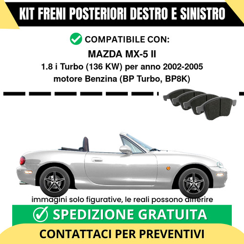 Pastiglie freno posteriori - pastiglie,