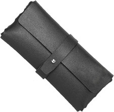 VOVCIG Custodia per Pipa in Legno per Tabacco, in Pelle PU, per Tubi E Altri Acc