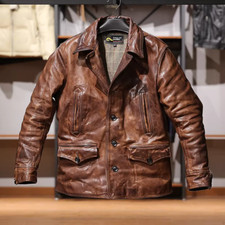 Cappotto giacca vera pelle