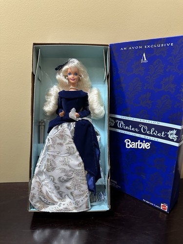 Vintage avon winter - winter, velvet