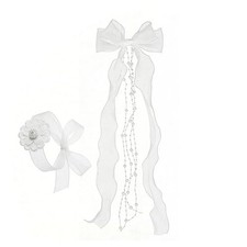 Abito da sposa con fiocco da