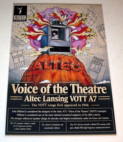 Poster altec lansing vott - lansing,