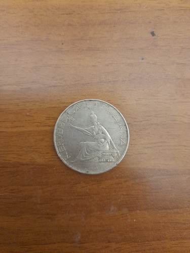 Moneta 500 lire argento con - argento,