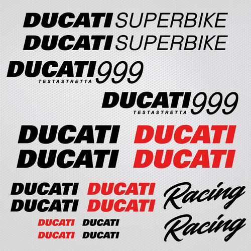 Kit adesivi ducati - kit, superbike