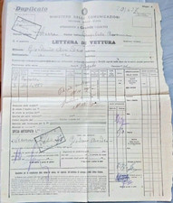 Bollettino E Lettera Vettura