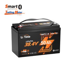 Batteria al litio LiTime 36V 50Ah LiFePO4 con Bluetooth per motore trolling marino