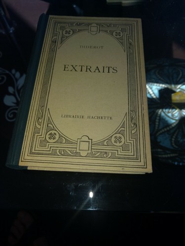 Diderot extraits hachette - diderot,