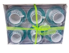 Set 6 Tazzine Tazze Caffè Con