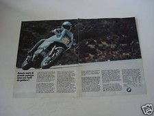 advertising Pubblicità 1984 MOTO BMW K 100 K100 RS /RT
