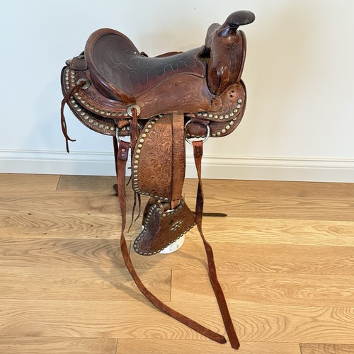 Sella vintage pelle - sella,