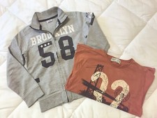 Felpa bimbo Blukids e Zara boys anni 5-6 122 cm