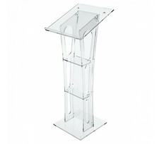 E-359 LEG Leggio in plexiglass trasparente con piano inclinato