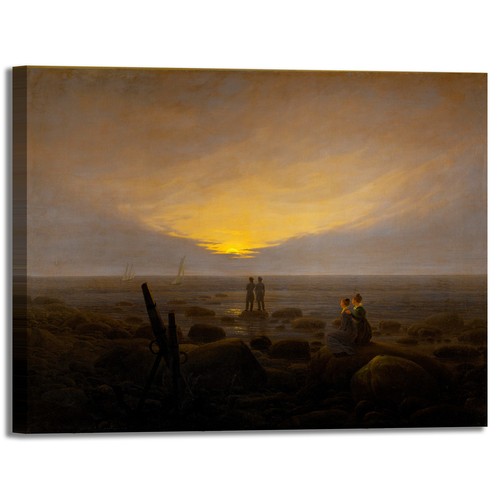 Caspar sorgere della luna - , al