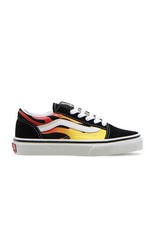 SCARPE SKATE VANS UY OLD SKOOL FLAME BLACK