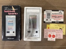 Nintendo Game & Watch SUPER COLOR Spitball Sparky BU-201 con scatola [quasi come nuovo]
