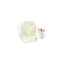 LAVAGNA MEMO LED ROTONDA USB