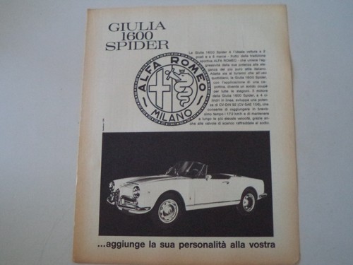 Advertising pubblicità 1963 - pubblicità,