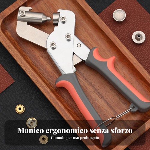 Pinza per bottoni pressione - pinza,