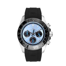 Orologio Lorenz Doppia Iniezione 300 Cronografo Azzurro 030274AA Watch Silicone