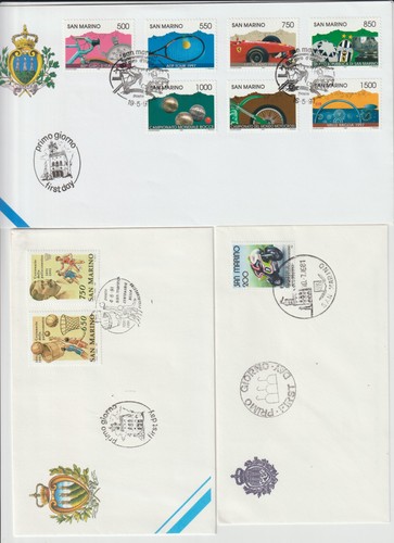 Fdc marino 1981 - s.marino,
