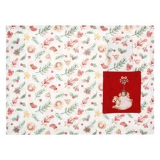 THUN Tovaglietta Con Tasca e Tovagliolo In 100% Cotone Collezione Sorprese di