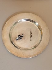 Piattino argento 800 anno 1991 argenteria Cesani