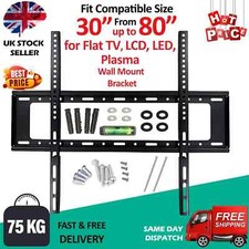 SUPPORTO STAFFA PARETE TV SLIM PER 30 32 40 42 50 65 80 POLLICI PIATTO 3D LCD LED PLASMA