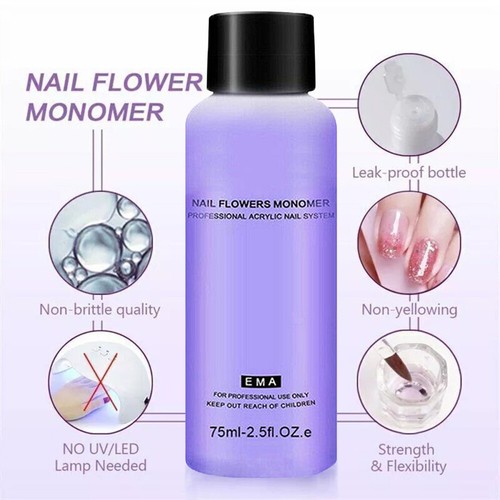 Monomero liquido acrilico 75ml - monomero,