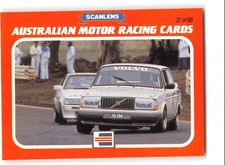 1986 Scanlens JOHN BOWE Volvo