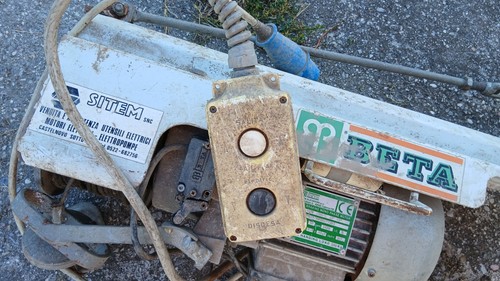 Paranco elettrico 220v - paranco,