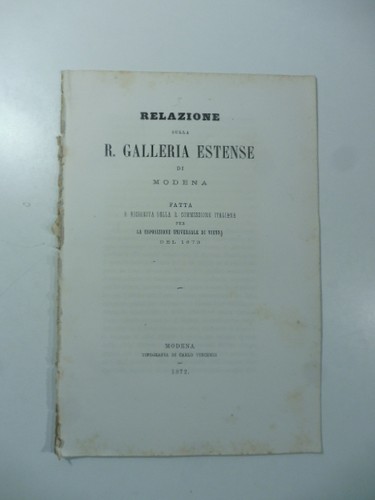 Relazione sulla galleria - relazione,
