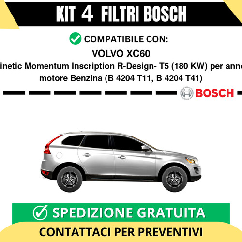 Kit bosch filtri - kit, 4