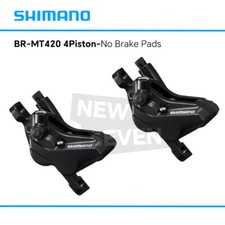 Pinza freno a disco idraulico Shimano BR-MT420 4 pistoncini PM anteriore/posteriore/coppia OE