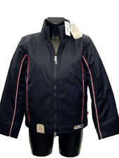 Giubbotto donna ONYX Jeans tg. 44 Blu scuro Giubbino Nylon Imbottito Giacca Moto